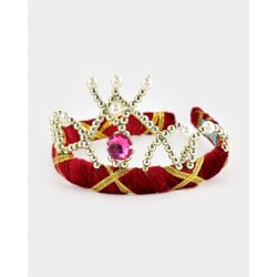 Tiara de Terciopelo Roja