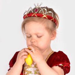 Tiara de Terciopelo Roja