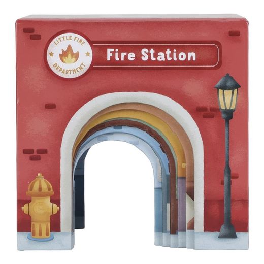 Torre encajable ciudad con coches