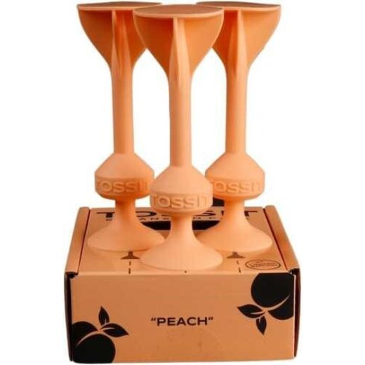 TOSSIT 3 DARDOS SILICONA MELOCOTÓN