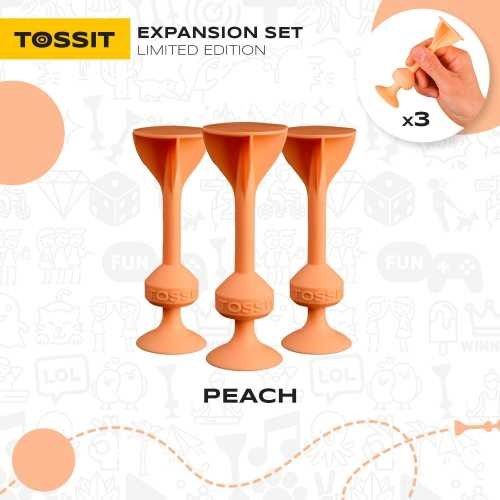 TOSSIT 3 DARDOS SILICONA MELOCOTÓN