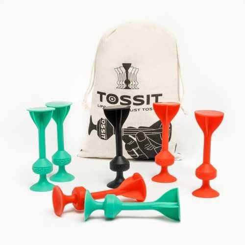 TOSSIT 7 DARDOS SILICONA STARTER ROJO + VERDE