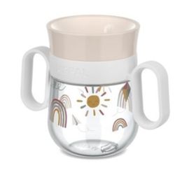 VASO ANTIDERRAME 360º 200 ML ARCOIRIS