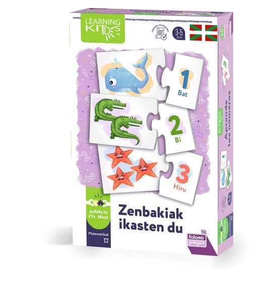 Zenbakiak ikasten ditut